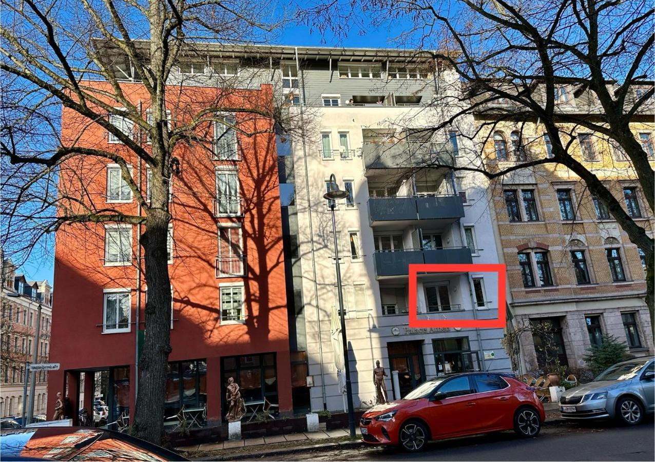 Modernes Zwei-Zimmer-Apartment Chemnitz - Kassberg Kültér fotó
