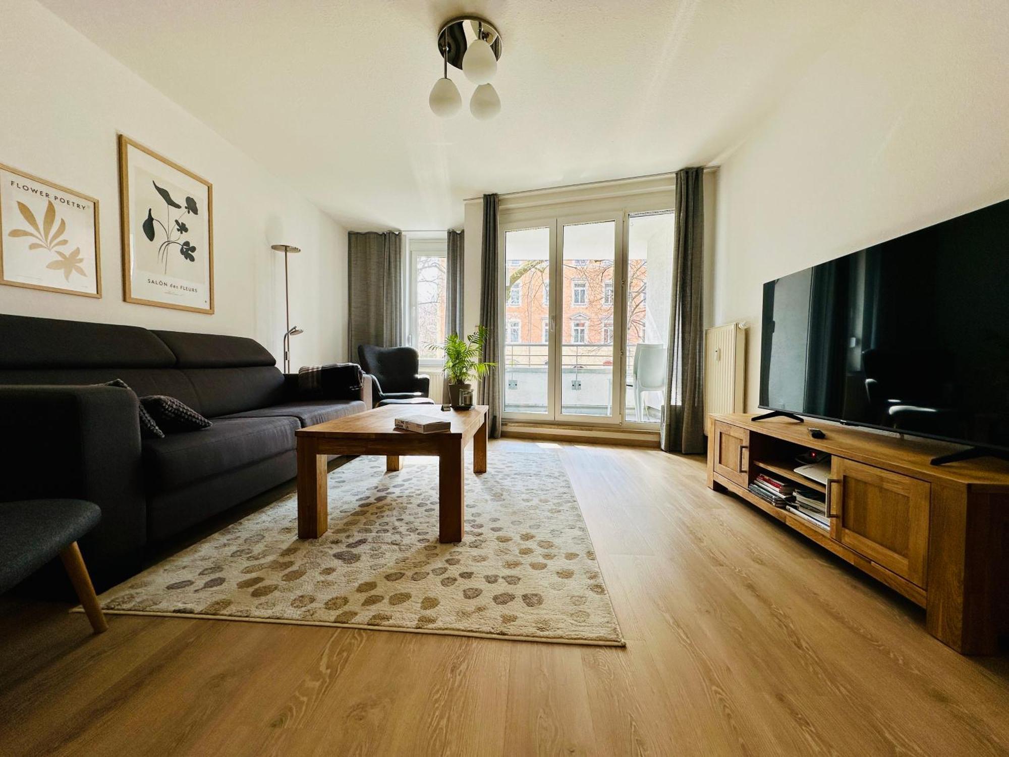 Modernes Zwei-Zimmer-Apartment Chemnitz - Kassberg Kültér fotó